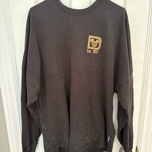 Black and Gold Confetti Walt Disney World Spirt Jersey